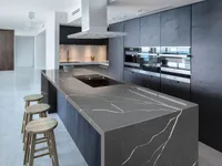 Кварцевый агломерат Grey Marquina